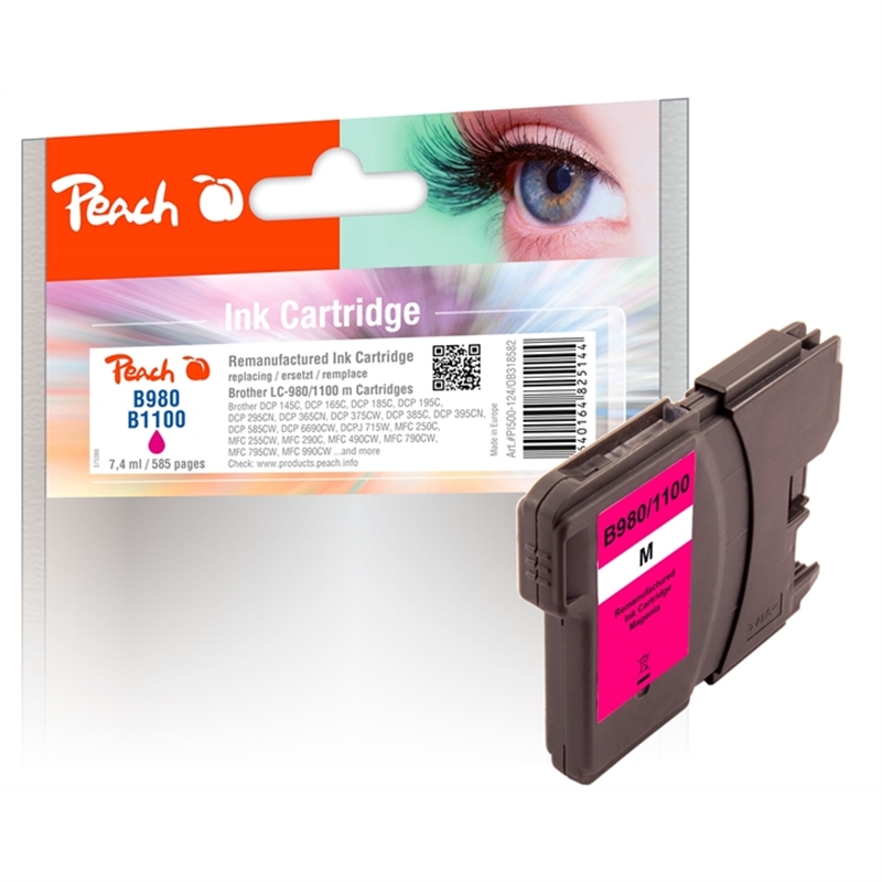 peach-xl-tintenpatrone-magenta-kompatibel-zu-brother-lc-1100-lc-980