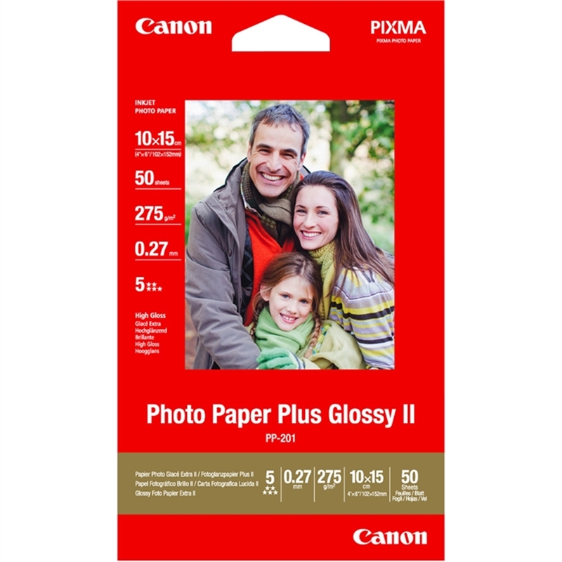 canon-inkjetpapier-pp-201-10-x-15-cm-275-g/m-weiss-hochglaenzend-50-blatt