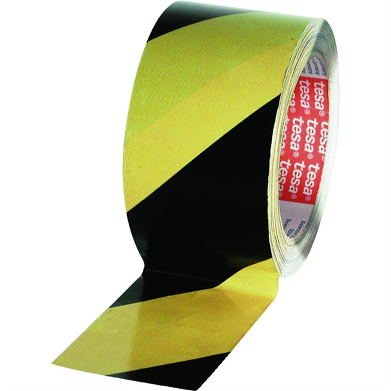 tesa-warnband-diagonal-gestreift-selbstklebend-50-mm-x-25-m-schwarz/gelb