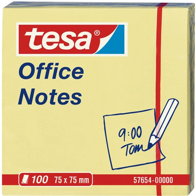 tesa-haftnotiz-office-notes-75-x-75-mm-gelb-100-blatt