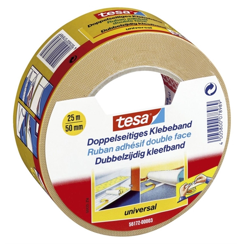 tesa-doppelklebeband-universal-selbstklebend-50-mm-x-25-m