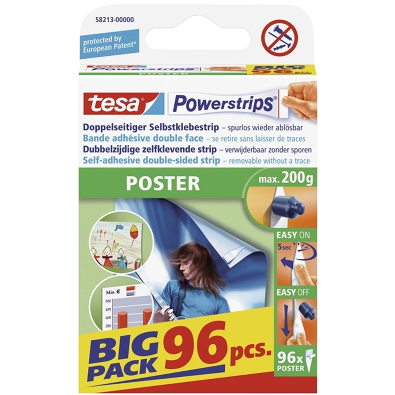tesa-doppelklebestueck-powerstrips-poster-selbstklebend-abloesbar-20-x-40-mm-96-stueck