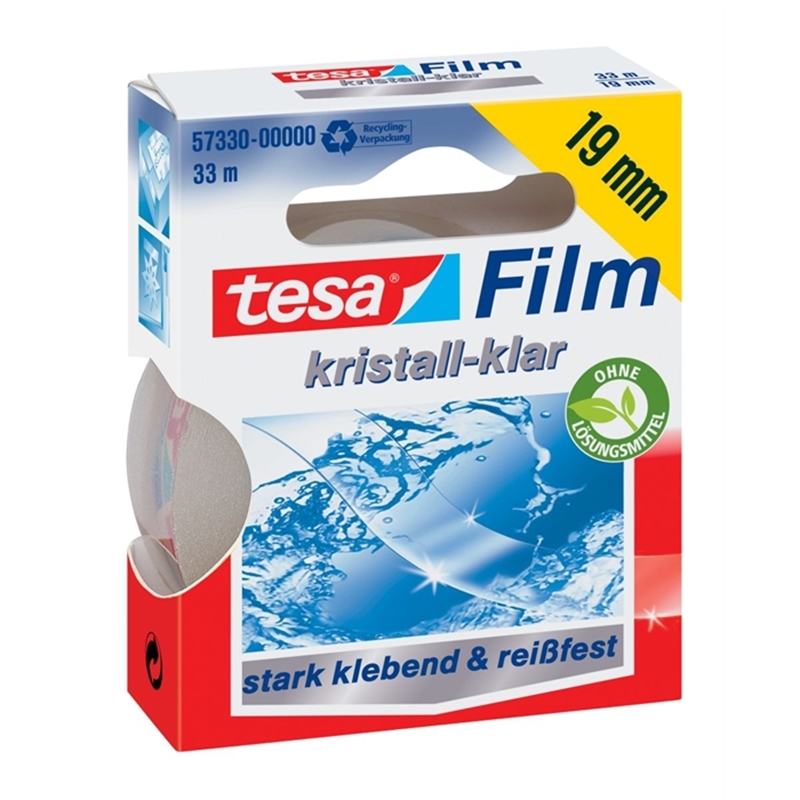 tesa-klebeband-kristall-klar-selbstklebend-19-mm-x-33-m-farblos-transparent