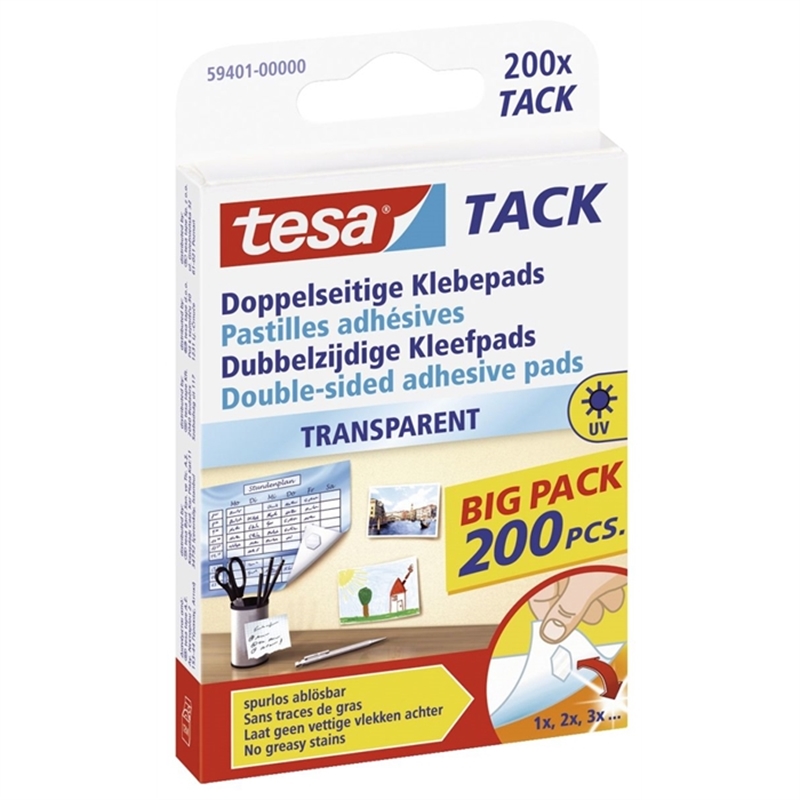 tesa-doppelklebestueck-tack-selbstklebend-fest-haftend-dennoch-abloesbar-200-stueck