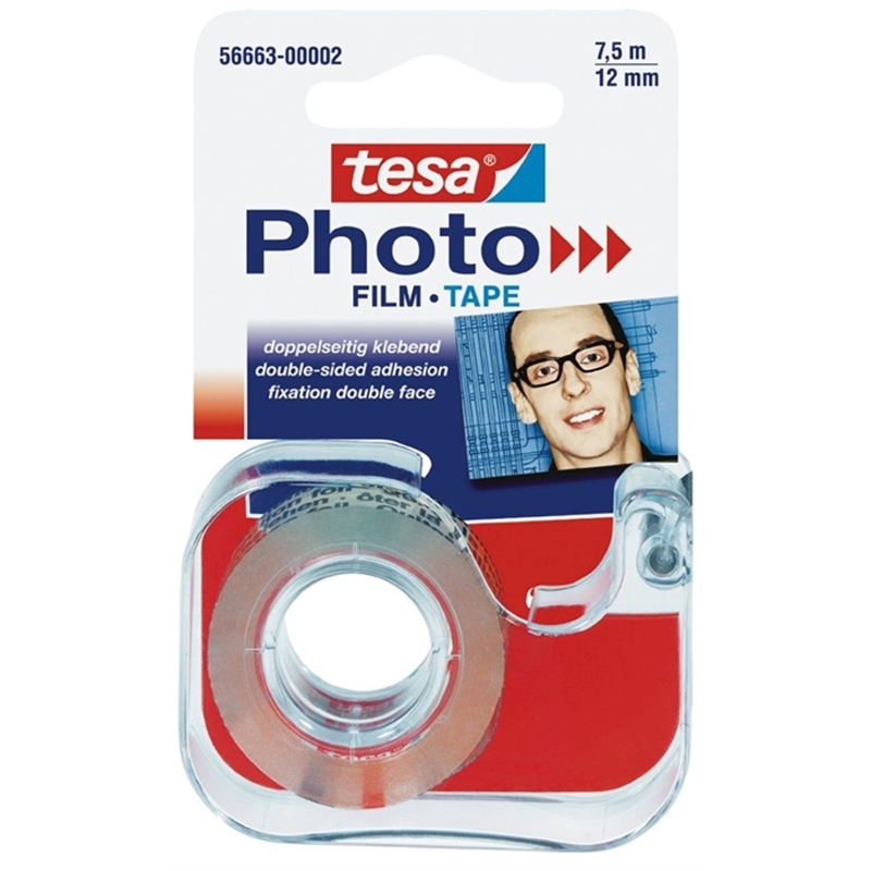 tesa-doppelklebeband-photo-film-im-abroller-selbstklebend-12-mm-x-7-5-m