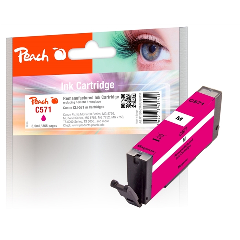 peach-tintenpatrone-magenta-kompatibel-zu-canon-cli-571-m