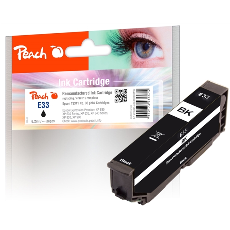 peach-tintenpatrone-foto-schwarz-kompatibel-zu-epson-no-33-phbk-t3341