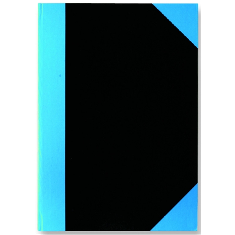 stylex-geschaeftsbuch-liniert-a4-einbandfarbe-schwarz/blau-96-blatt
