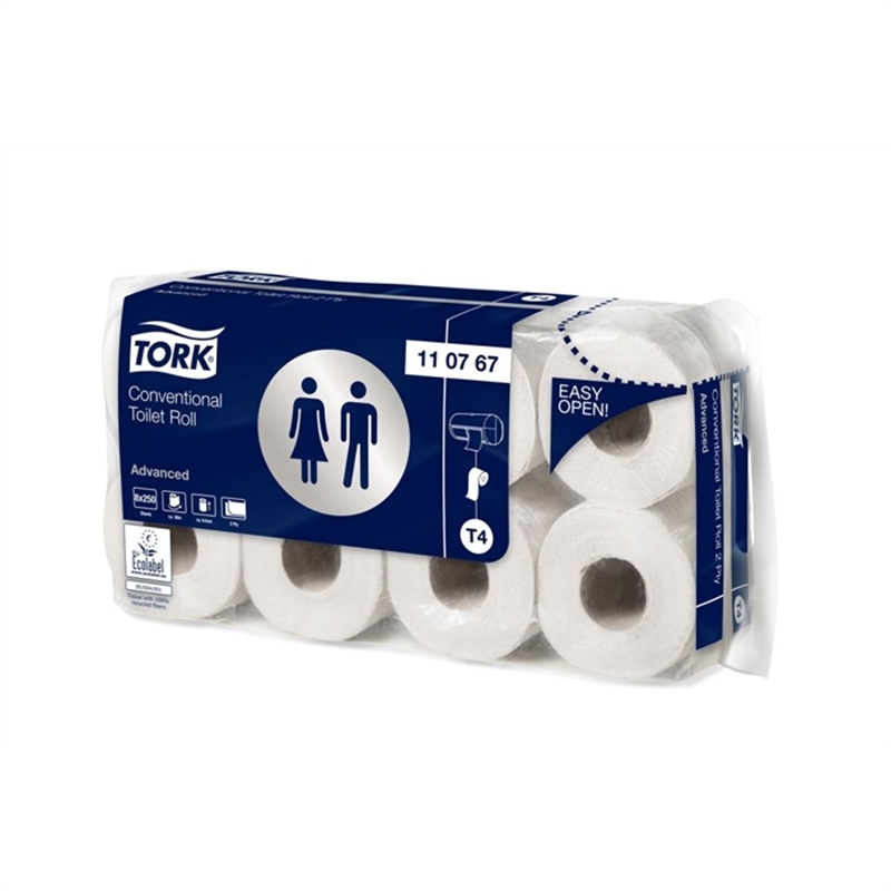tork-toilettenpapier-advanced-tissue-2lagig-auf-rolle-250-blatt-8-x-8-rollen-9-4-x-12-cm-weiss-64-rollen