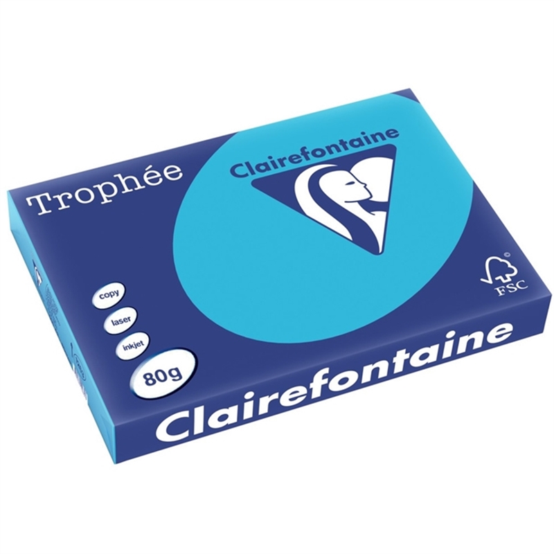 clairefontaine-multifunktionspapier-trophe-a3-80-g/m-holzfrei-koenigsblau-intensiv-500-blatt