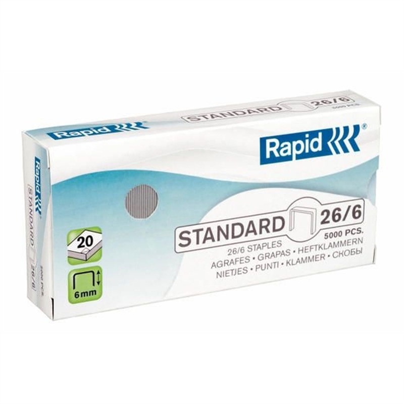 rapid-heftklammer-standard-26/6-verzinkt-5-000-stueck