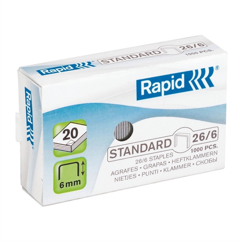 rapid-heftklammer-standard-26/6-verzinkt-1-000-stueck