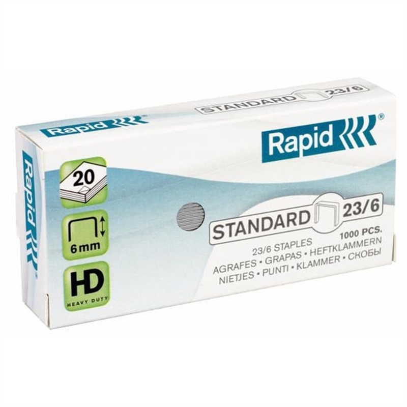 rapid-heftklammer-standard-23/6-verzinkt-1-000-stueck