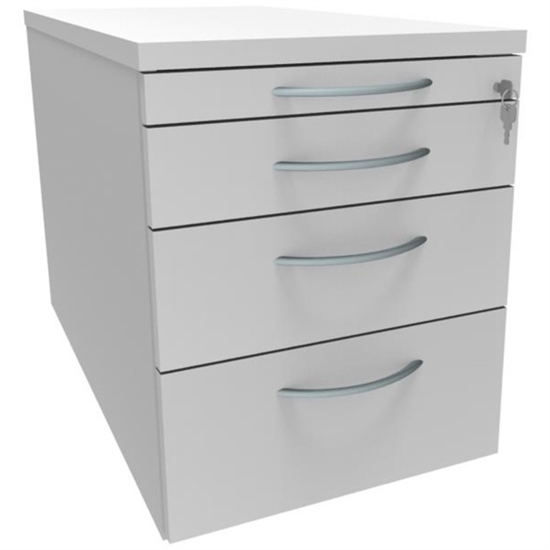 classicline-rollcontainer-all-in-one-1/2/3/3-440-x-800-x-540-mm-4-schubladen-diamantweiss
