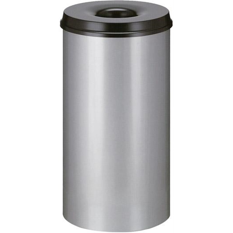 papierkorb-50-liter-alu-grau-schwarz