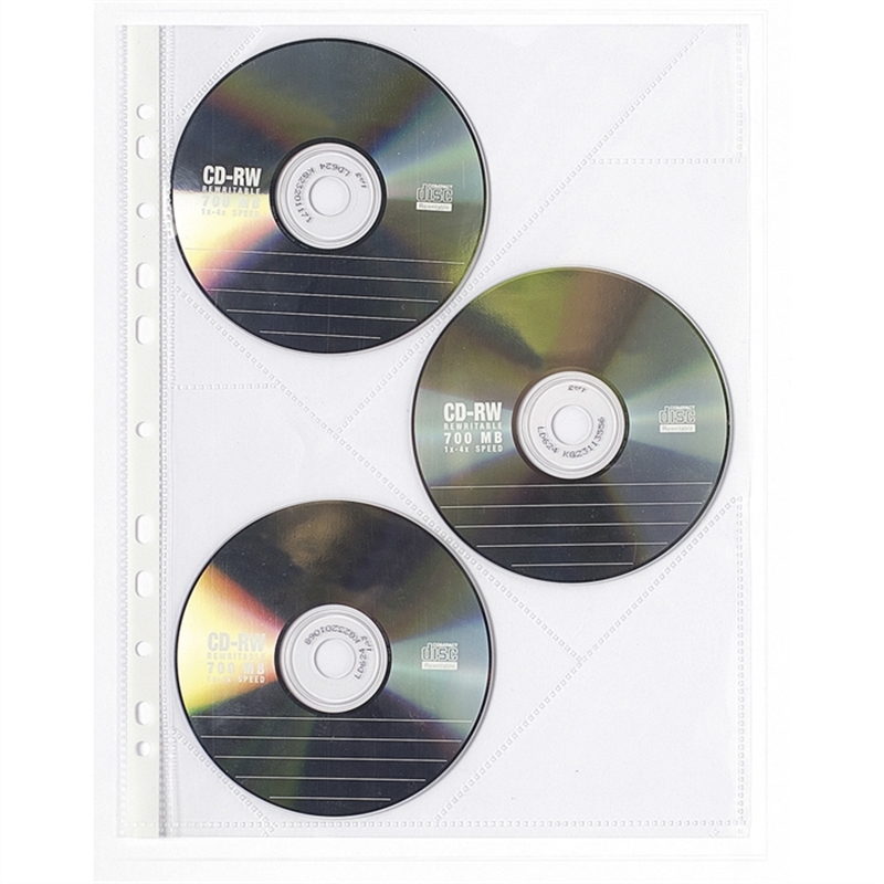 packung-mit-10-schutzhuellen-gelocht-aus-glattem-qualitaets-pp-110-3-cd/dvd-faecher-fuer-format-din-a4