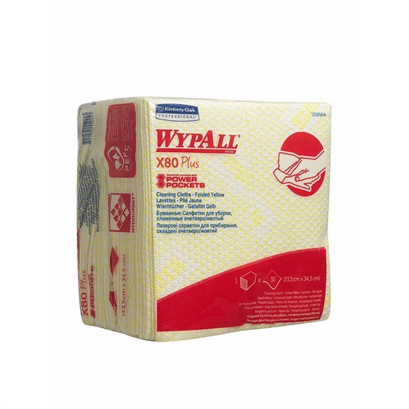 wypall-wischtuch-x80-plus-hydroknit-1lagig-1/4-falz-8-x-30-tuecher-35-x-34-cm-gelb-240-stueck