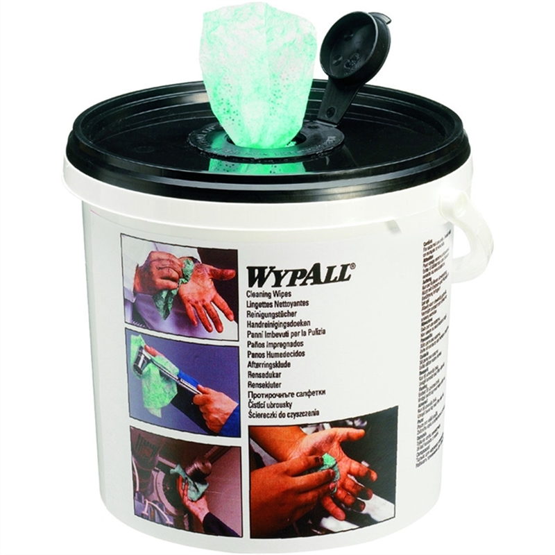 wypall-handreinigungstuch-27-x-27-cm-spendereimer-gruen-90-stueck