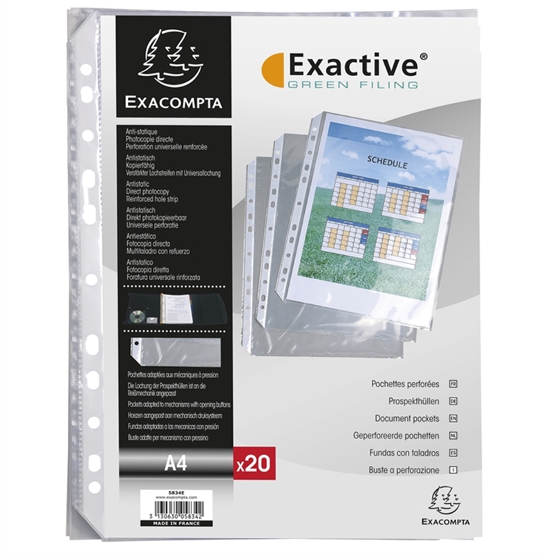 exacompta-5834e-packung-mit-20-perforierten-prospekthuellen-fuer-das-ringbuch-exashow-aus-glattem-pp-55-fuer-format-din-a4-exactive-kristall