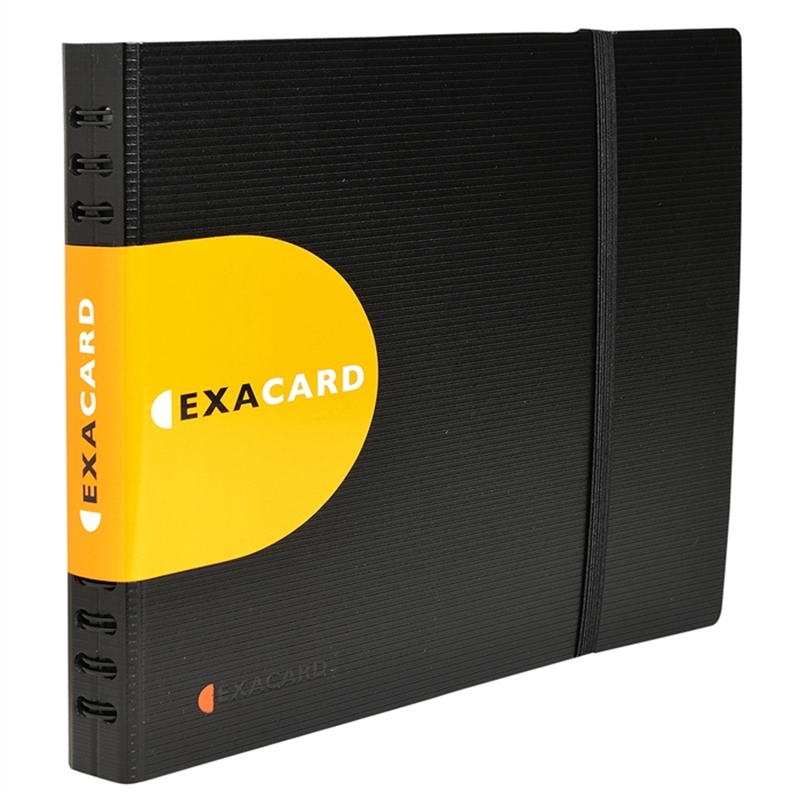 exacompta-75134e-visitenkartenbuch-exacard-mit-20-herausnehmbaren-huellen-fuer-240-karten-20x25-cm-exactive-schwarz