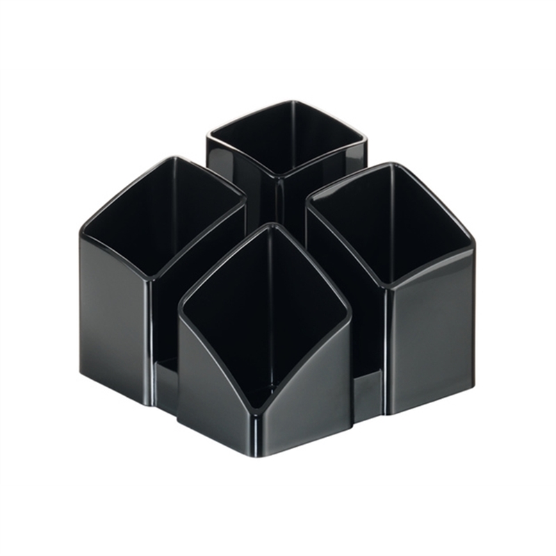 han-stiftekoecher-scala-polystyrol-rechteckig-4-faecher-schwarz