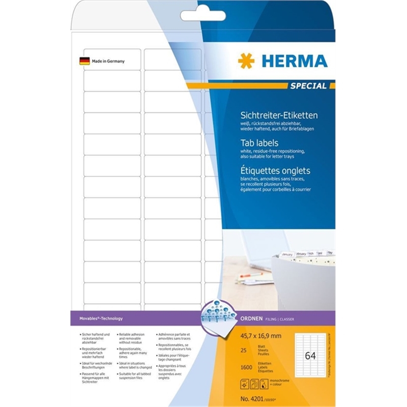 herma-etikett-inkjet/laser/kopierer-selbstklebend-abloesbar-abgerundete-ecken-45-7-x-16-9-mm-weiss-1-600-stueck