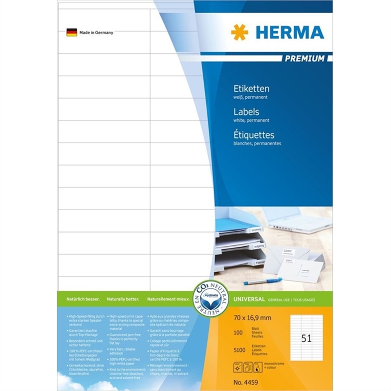 herma-etikett-inkjet/laser/kopierer-selbstklebend-70-x-16-9-mm-weiss-5-100-stueck