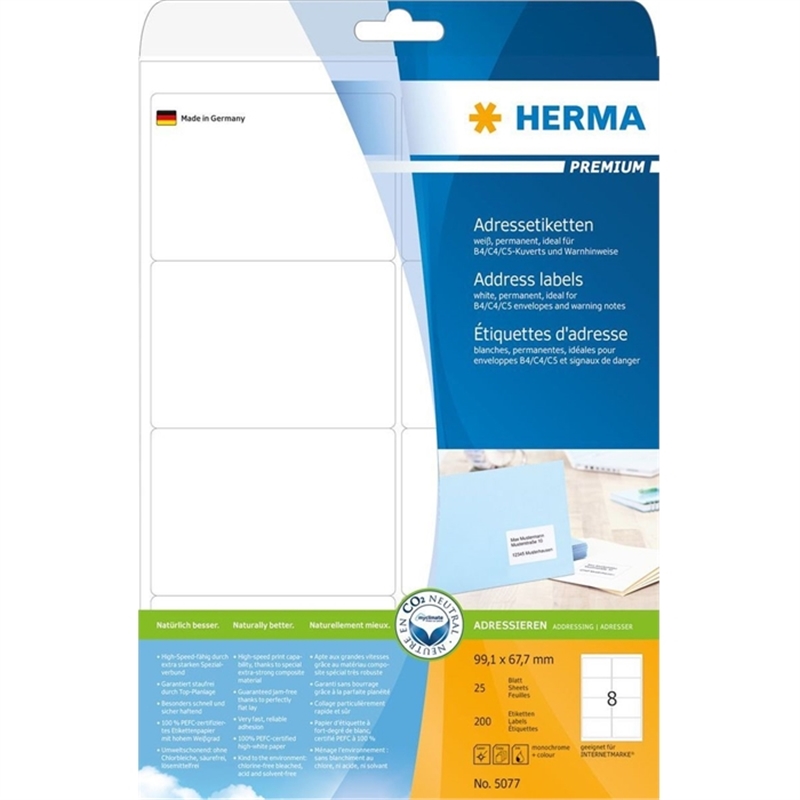herma-etikett-inkjet/laser/kopierer-selbstklebend-abgerundete-ecken-99-1-x-67-7-mm-weiss-200-stueck