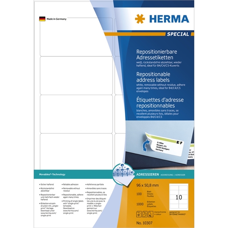herma-etikett-inkjet/laser/kopierer-selbstklebend-abloesbar-abgerundete-ecken-96-x-50-8-mm-weiss-1-000-stueck