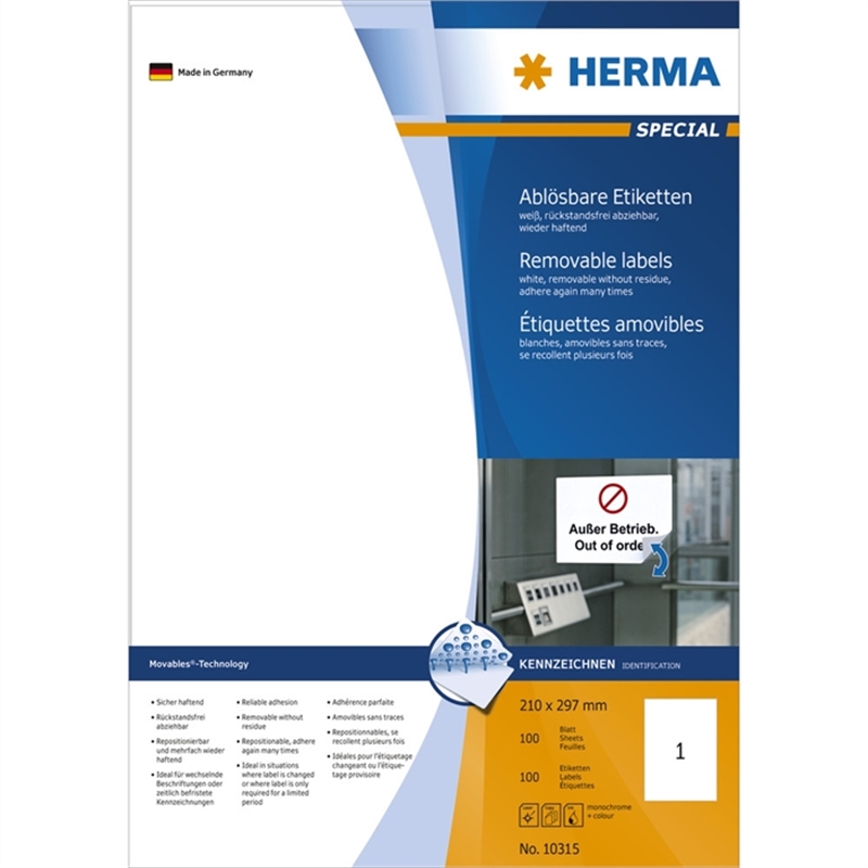 herma-etikett-inkjet/laser/kopierer-selbstklebend-abloesbar-210-x-297-mm-weiss-100-stueck