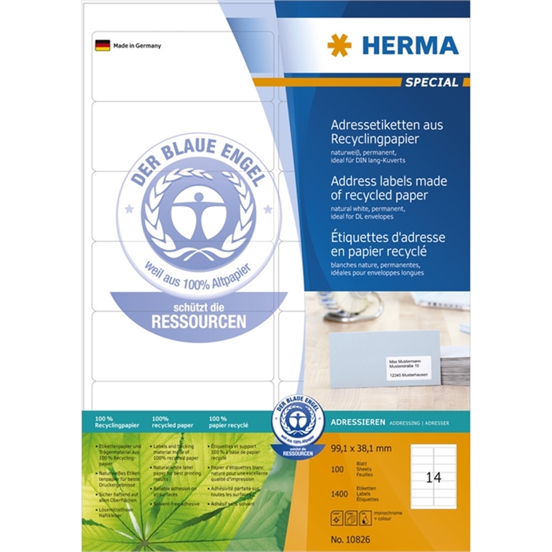 herma-etikett-inkjet/laser/kopierer-auf-a4-bogen-selbstklebend-papier-rc-99-1-x-38-1-mm-naturweiss-1-400-stueck