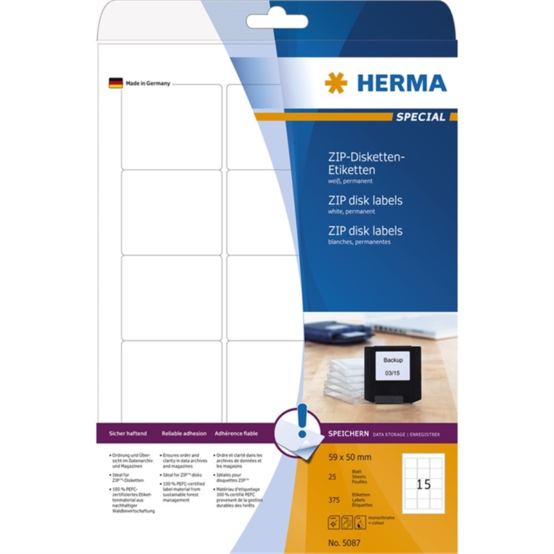 herma-etikett-zip-disks-inkjet/laser/kopierer-selbstklebend-abgerundete-ecken-59-x-50-mm-weiss-375-stueck