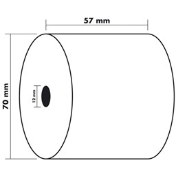 Zeige Details für ROLLEN FÜR TISCHRECHNER UND KASSENSYSTEME 57X70MM, 1-LAGIG OFFSET ECONOMIC 60G/M2 Bild von ROLLEN FÜR TISCHRECHNER UND KASSENSYSTEME 57X70MM, 1-LAGIG OFFSET ECONOMIC 60G/M2