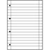 Bild von LANDRÉ® Collegeblock, liniert 9 mm, 4fach Lochung, A4, 70 g/m², weiß, 80 Blatt