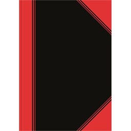 Bild von LANDRÉ® Geschäftsbuch China, kariert, A4, 60 g/m², holzfrei, Einbandfarbe: schwarz/rot, 96 Blatt