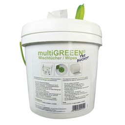 Bild von Multigreen Flächendesinfektionstücher Nachfüllpack mit 90 Tüchern