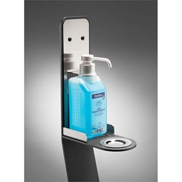 Zeige Details für Premium Desinfektionsständer anthrazit mit Desinfektionsmittel Bild von Premium Desinfektionsständer anthrazit mit Desinfektionsmittel