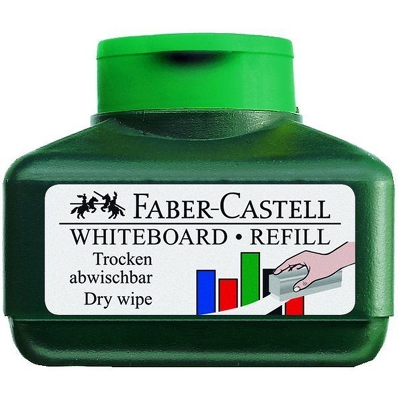 Bild von FABER-CASTELL Nachfülltinte, GRIP, für: Boardmarker, Schreibfarbe: grün