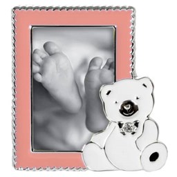 Bild von Bilderrahmen Baby Sweet Bear - 1 Foto 5 x 8, rosa