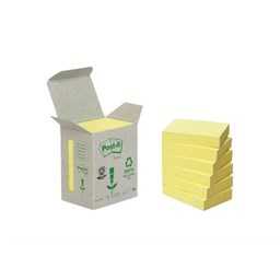Bild von Post-it® Haftnotiz RC, 51 x 38 mm, gelb, 100 Blatt (6 Blocks)