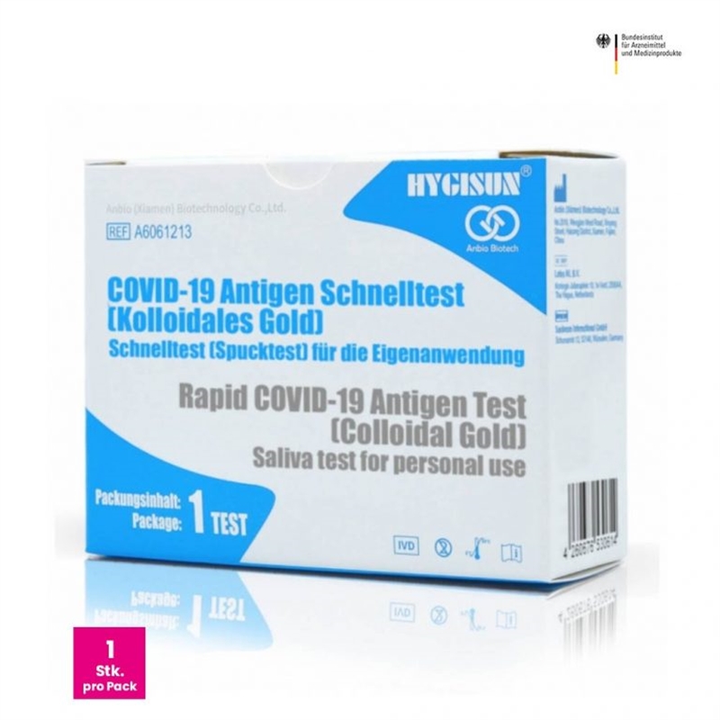 Bild von HYGISUN Corona Antigen Schnelltest Spucktest, 1er Pack