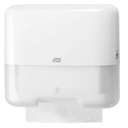 Zeige Details für Tork® Mini Spender für Zickzack und Lagenfalz Handtücher - weiß Bild von Tork® Mini Spender für Zickzack und Lagenfalz Handtücher - weiß