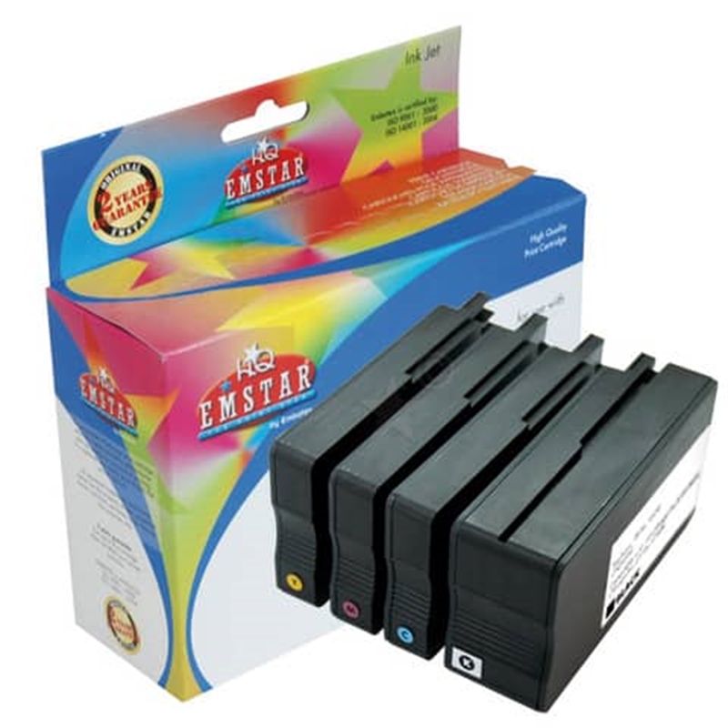 Bild von Alternativ Emstar Tintenpatrone MultiPack Bk,C,M,Y (12HPOJ8710MULTI,H236)