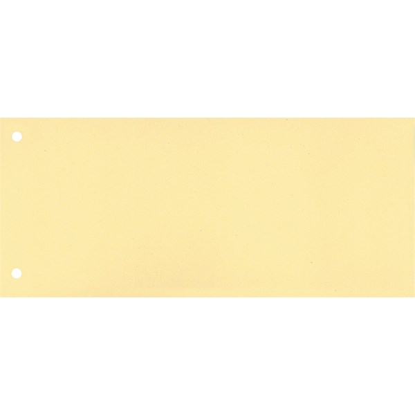 Bild von Trennstreifen Kurz 22,5x10,5cm 160g gelb 100 St./Pack.