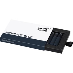 Bild von Montblanc Tintenpatronen  Farbe: blau (mitternachtsblau)   (8 Stück)
