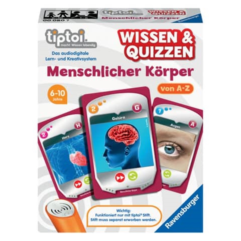 Bild von Tiptoi Wissen & Quizzen RAVENSBURGER 00080 Menschlicher Körper