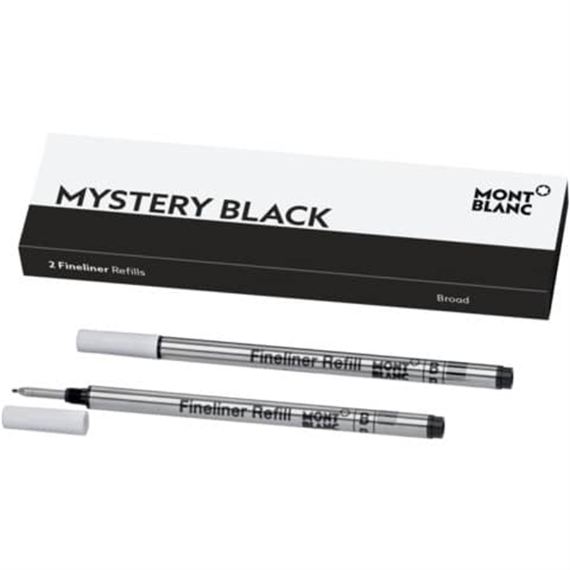 Bild von Montblanc Finelinermine Farbe: schwarz (mystery black) Strichstärke: B Inhalt: 2