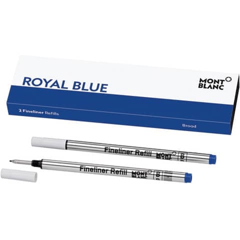 Bild von Montblanc Finelinermine Farbe: blau (royalblau) Strichstärke: B Inhalt: 2