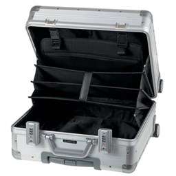 Zeige Details für Business Trolley GEMINI silber matt Bild von Business Trolley GEMINI silber matt