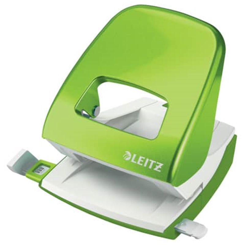 Bild von Leitz Bürolocher NeXXt 5008 - 30 Blatt, grün metallic